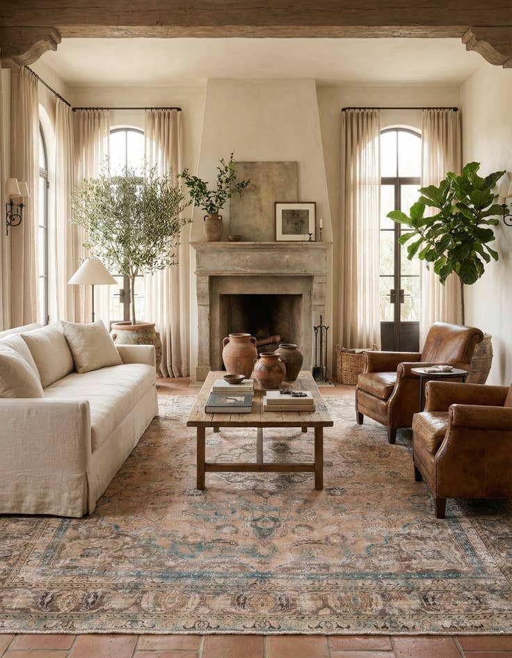 Detail image of 9' 10 x 12' 10  Hand Knotted Ultra Vintage Persian Wool Rug