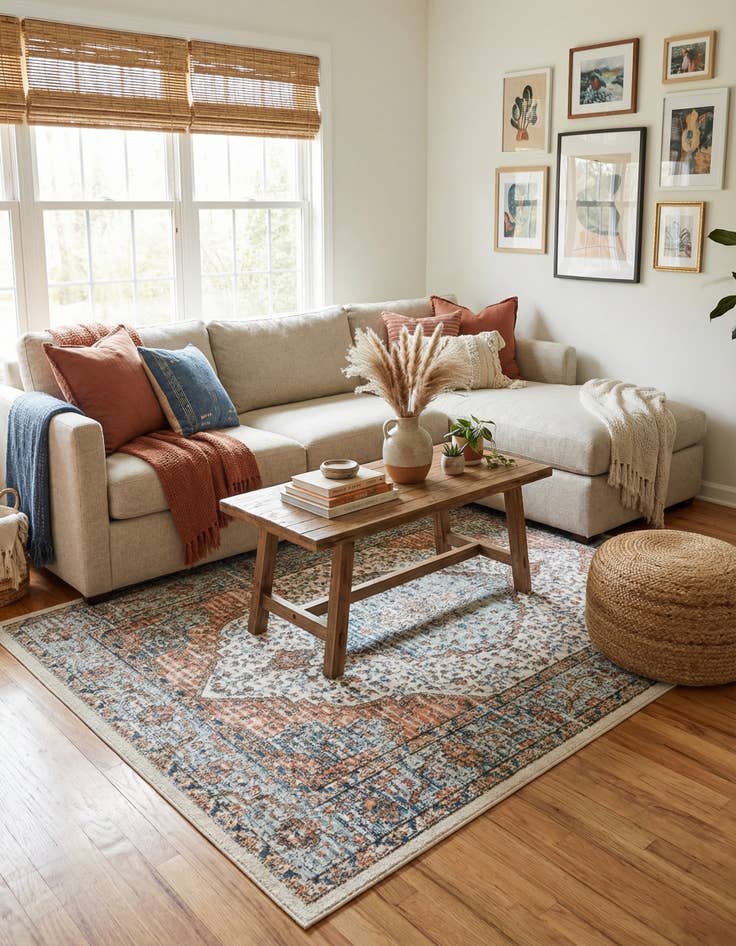 Detail image of  5' 3 x 8' Nyla Rug