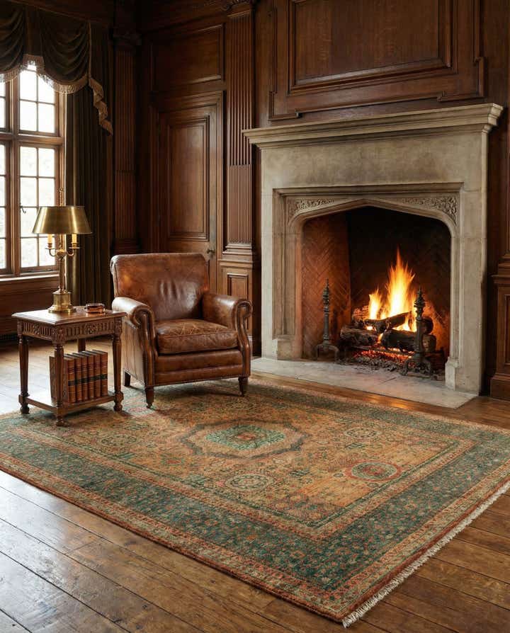 5' x 6' 8 Hand Knotted Amina Rug