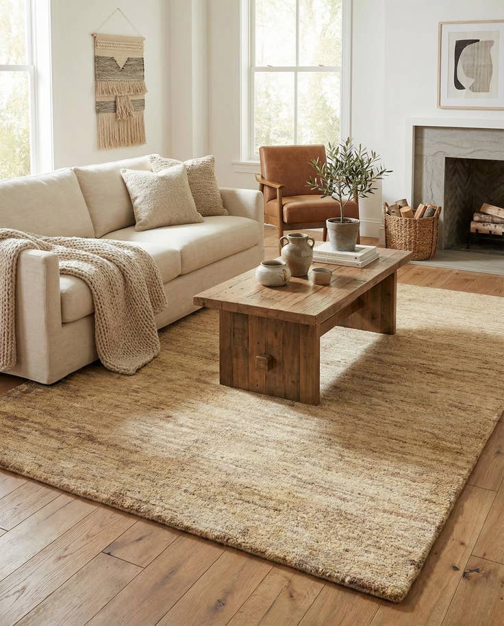 Detail image of 5' 8 x 7' 9 Hand Knotted Kashkuli Gabbeh Wool Rug