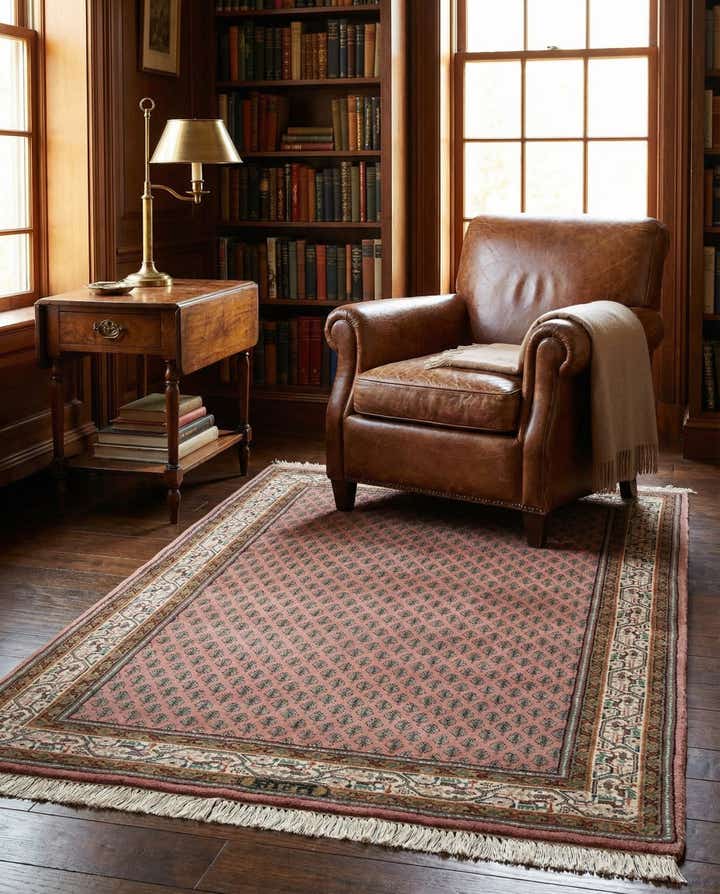 3' x 5' 4 Hand Knotted Mir Wool Rug