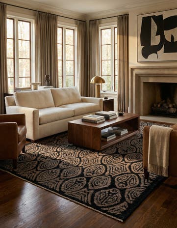 6' 6 x 9' 8 Hand Knotted Darya Wool Rug