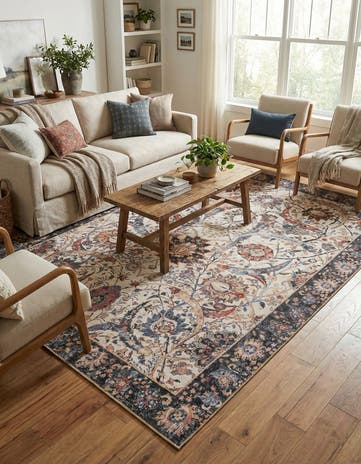 8' 4 x 12' Washable Timeless Rug