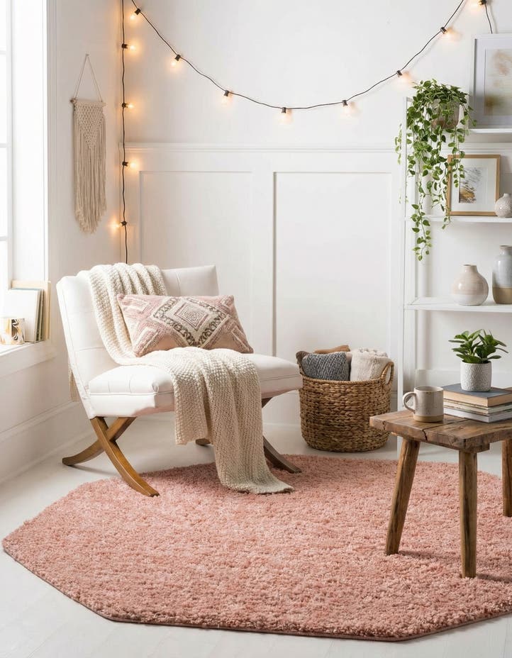 6' x 6' Everyday Shag Octagon Rug