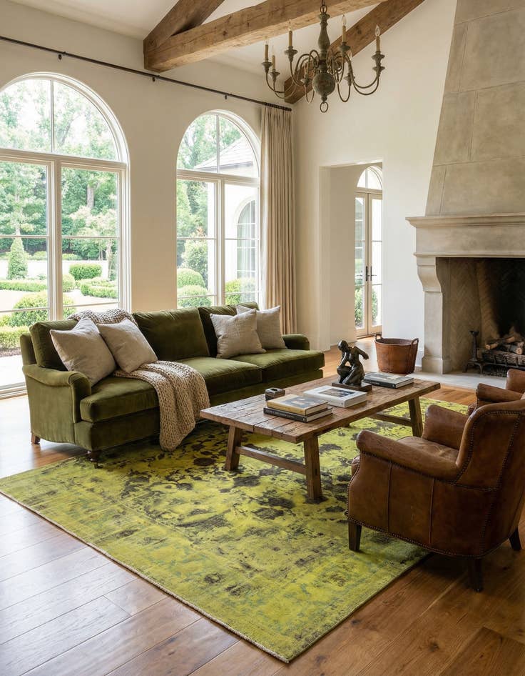 Detail image of 8' 4 x 12' 5 Vintage Royal Wool Rug