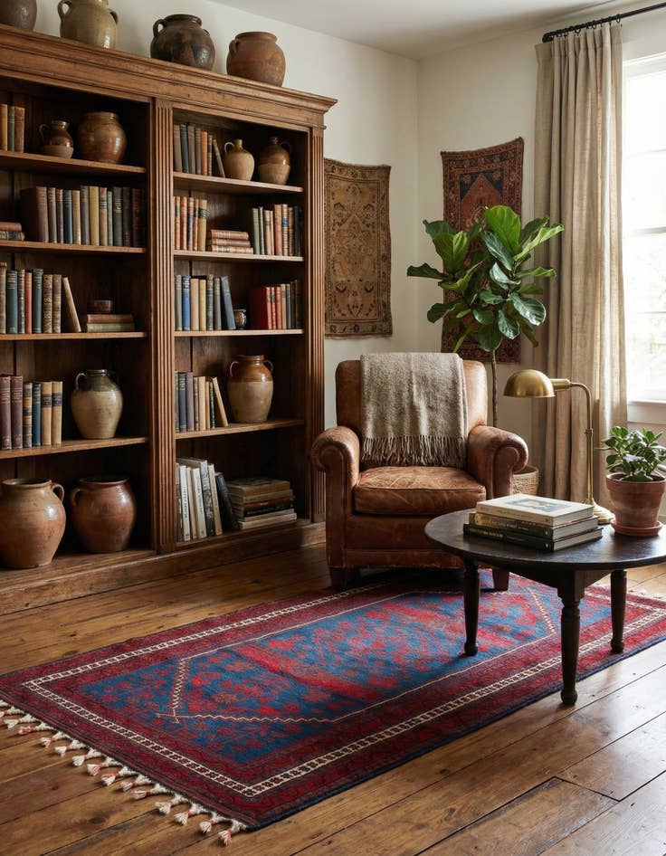 Detail image of 3' 3 x 6' 1  Hand Knotted Yagcibedir Wool Rug