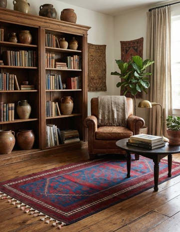 3' 3 x 6' 1 Hand Knotted Yagcibedir Wool Rug