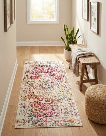 Light Multi Arlington Runner Rug