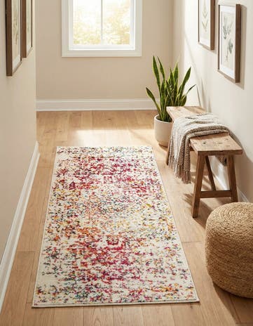 Light Multi Arlington Runner Rug