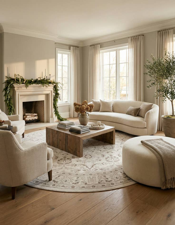 Detail image of 12' x 12' Charlotte Round Rug