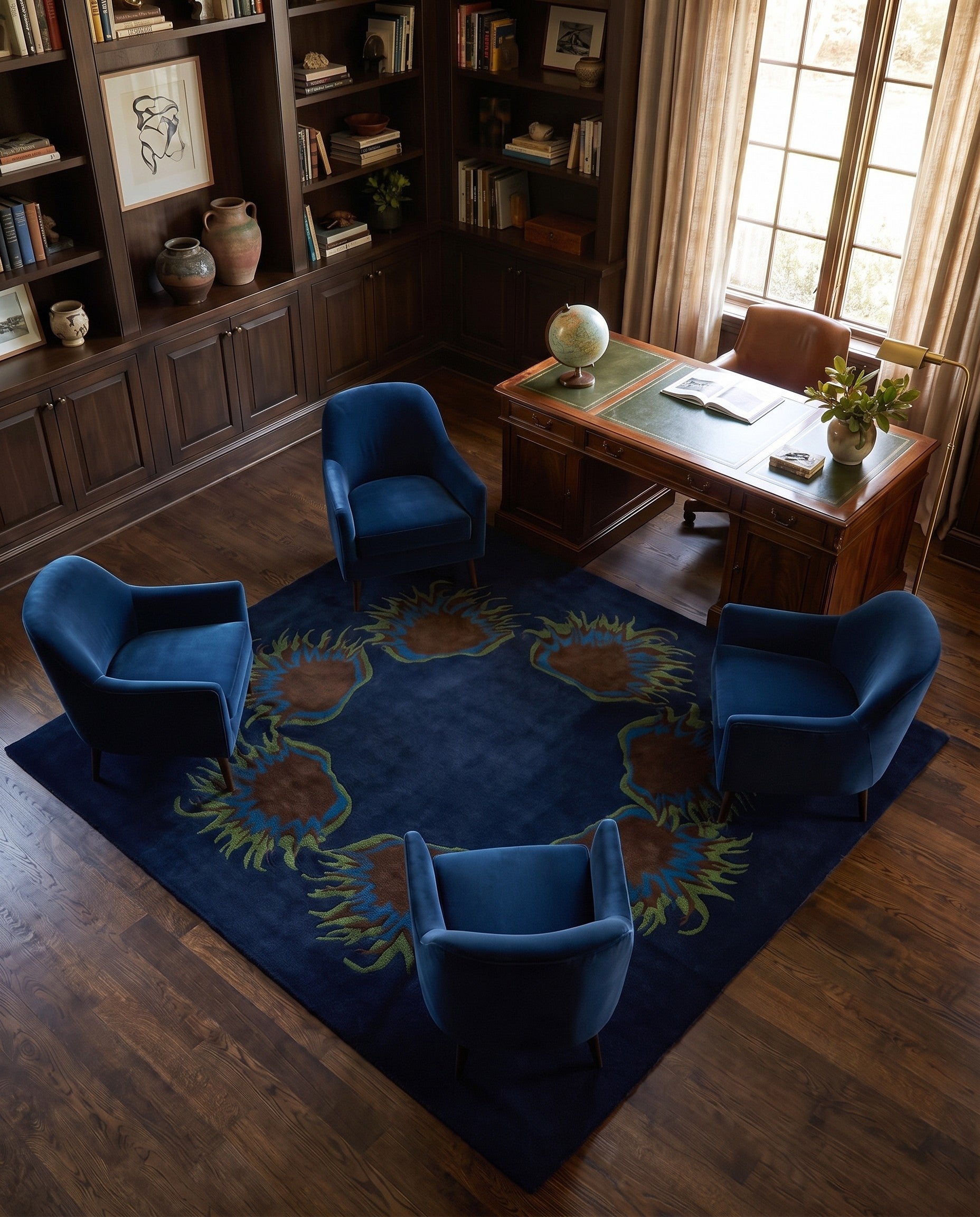 7' 6 x 7' 7 Luna Square Rug