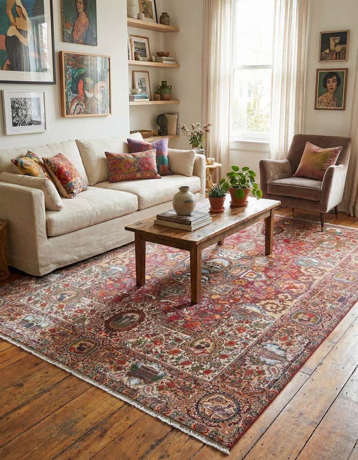 Detail image of 6' 1 x 9' Boutique Rug