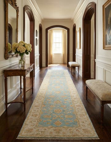 2' 7 x 14' 9 Kaizar Wool Runner Rug
