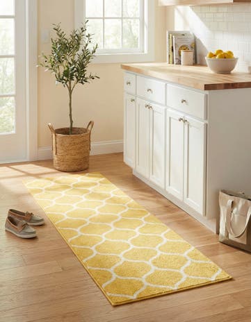 2' x 6' Lattice Frieze Runner Rug