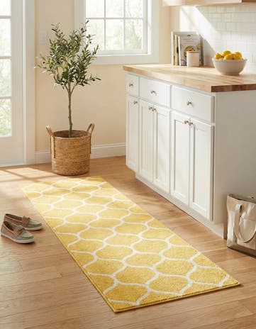 2' x 6' Lattice Frieze Runner Rug