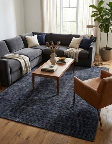 6' 4 x 9' 9 Hand Knotted Darya Wool Rug