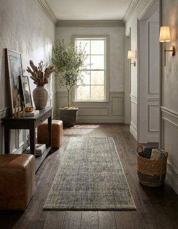 3' 9 x 10' 2 Hand Knotted Ultra Vintage Persian Wool Runner Rug