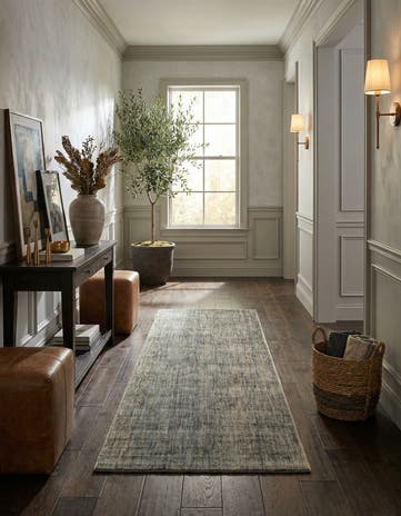 3' 9 x 10' 2 Hand Knotted Ultra Vintage Persian Wool Runner Rug