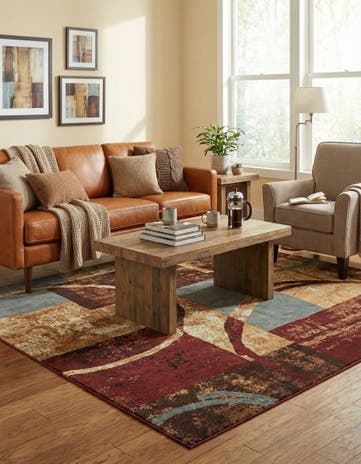 Cafe Square Rug