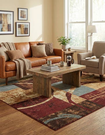 Cafe Square Rug