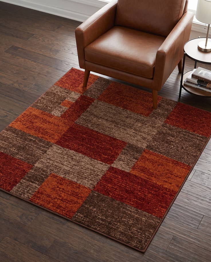Detail image of 4' x 4' Equinox Square Rug