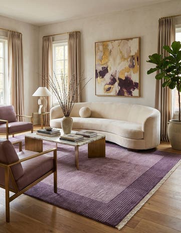 6' 6 x 9' 10 Hand Knotted Darya Wool Rug