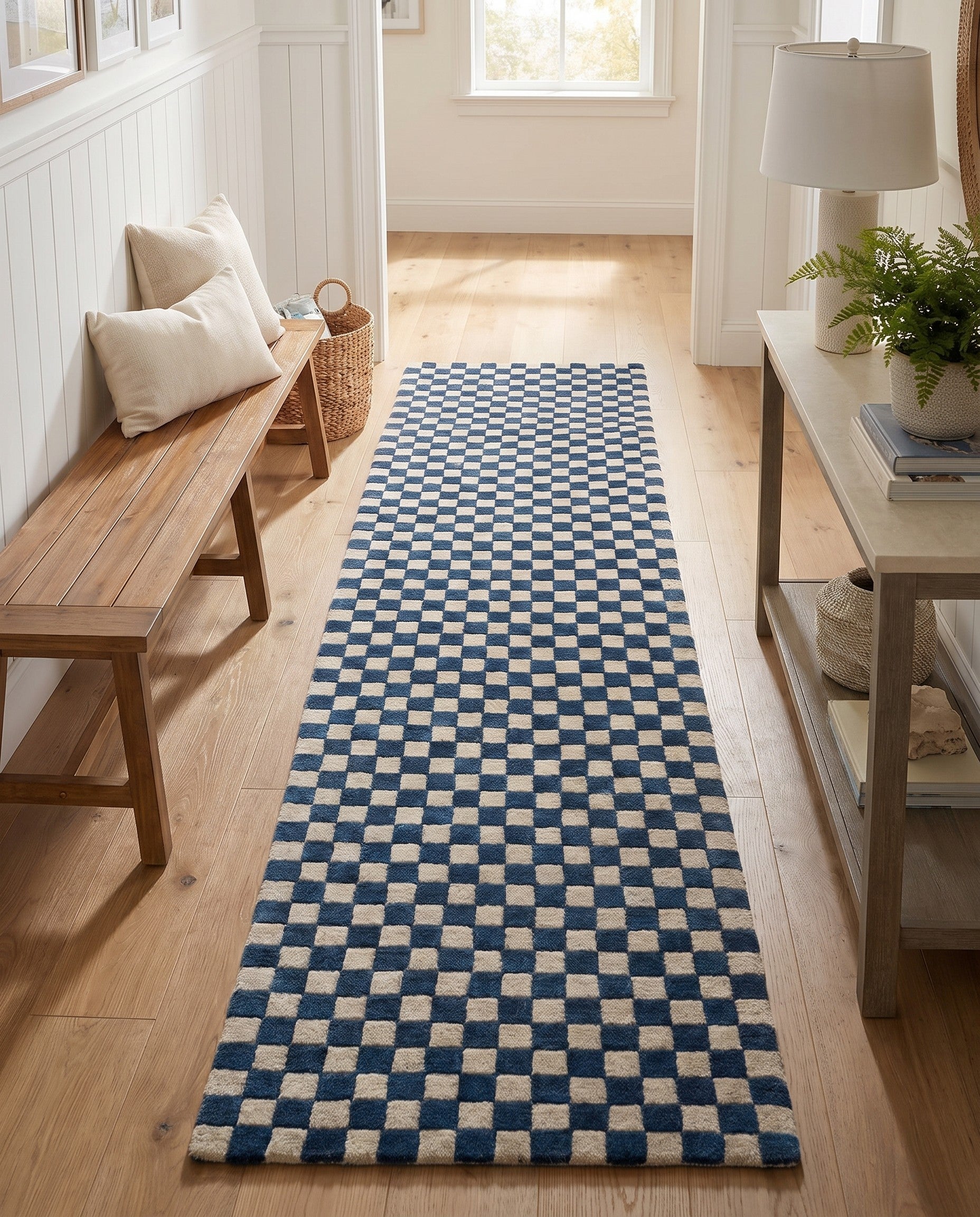 2' 7 x 12' Hand Tufted Wool Runner Rug
