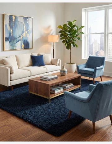 Aegean Blue Marilyn Monroe™ Shag Rug