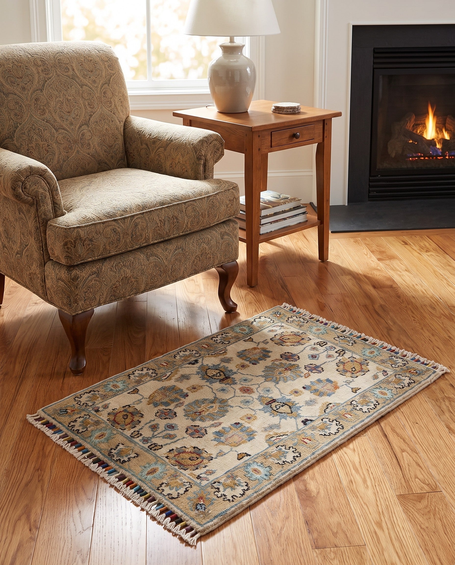 1' 11 x 2' 10 Hand Knotted Ariana Ziegler Rug