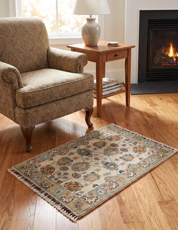 1' 11 x 2' 10 Hand Knotted Ariana Ziegler Rug