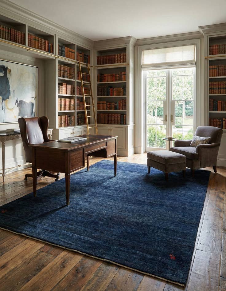 Detail image of  6' 11 x 9' 9 Gabbeh Shouli Rug