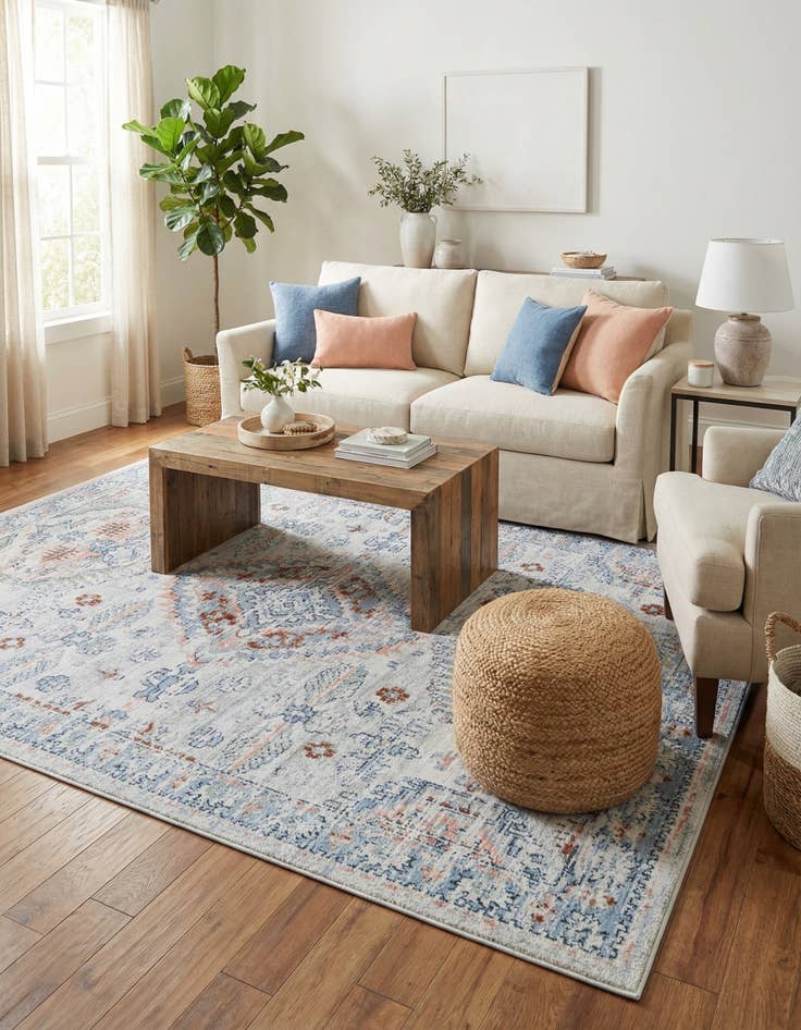 Detail image of 6' x 9' Kamala Washable Rug