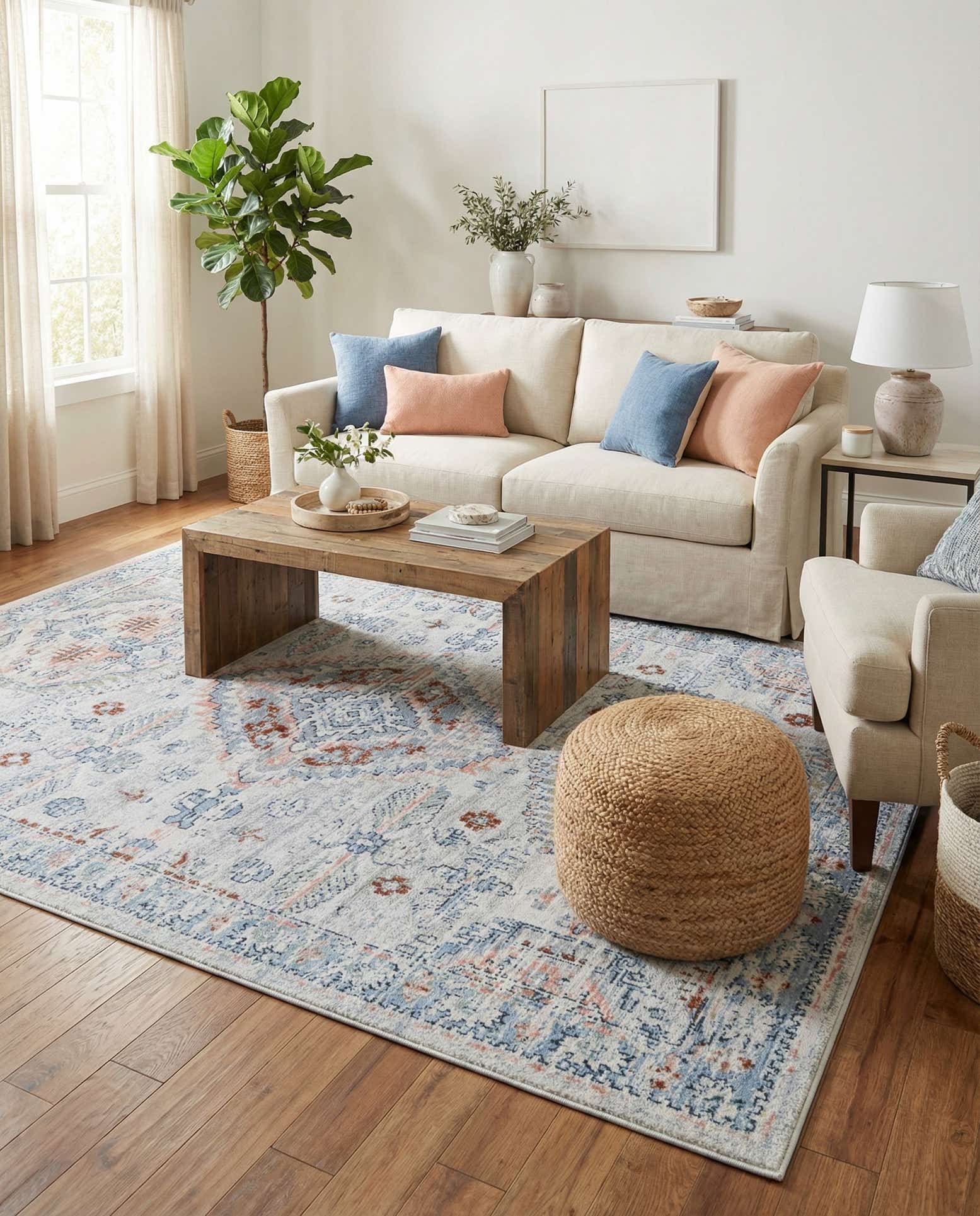 6' x 9' Kamala Washable Rug