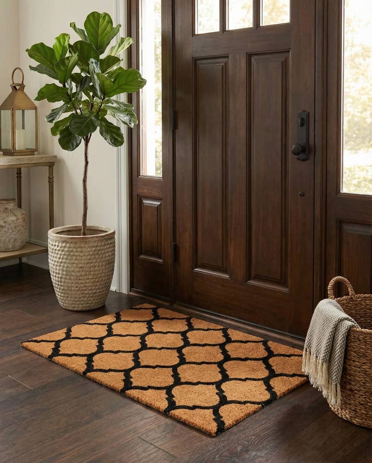 Detail image of 1' 6 x 2' 6 Trellis Doormat