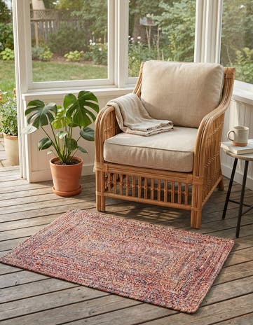 Easy-Clean Eco Verse Washable Indoor / Outdoor Rug