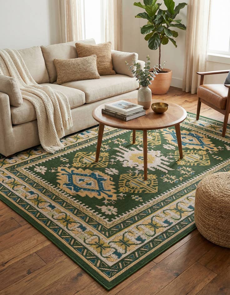 Detail image of 7' 10 x 10'  Washable Baja Indoor / Outdoor Rug