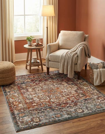 5' x 5' Isabella Square Rug