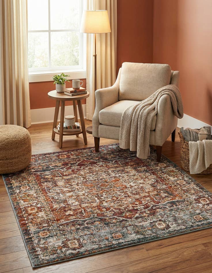 Detail image of  5' x 5' Isabella Square Rug