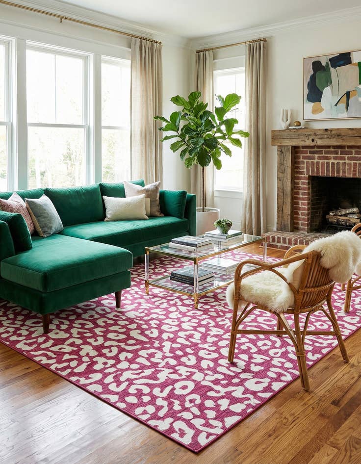 Detail image of  9' x 12'  Washable Safari Indoor / Outdoor Rug