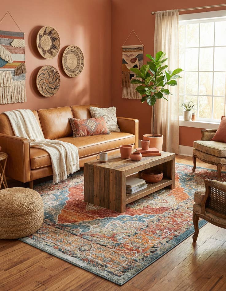 Detail image of  6' x 9' Isabella Rug