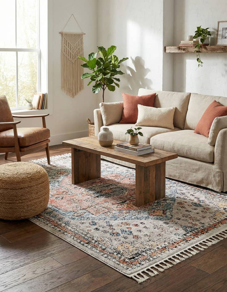 Detail image of 5' 3 x 8' Aramis Rug