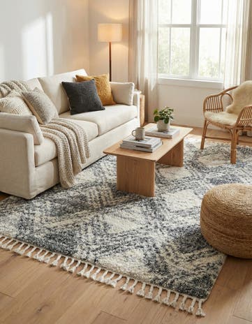 5' 3 x 7' 9 Athena Shag Rug