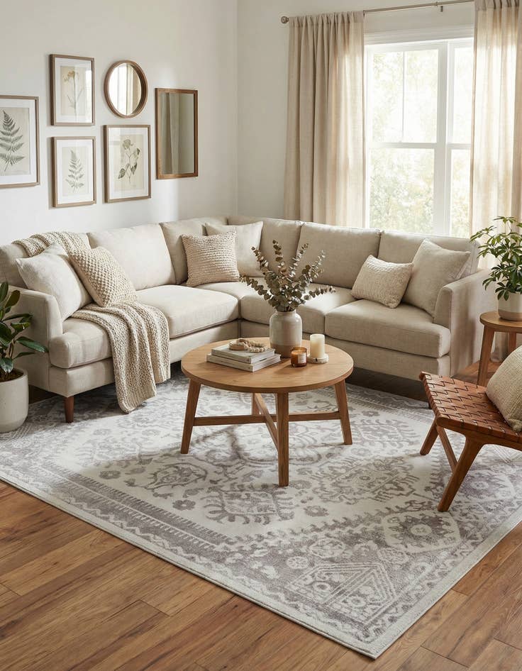 Detail image of 7' 10 x 10' Oxford Rug