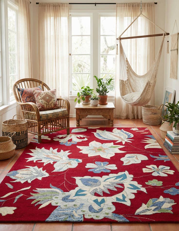 Detail image of 8' 1 x 10' Agra Rug