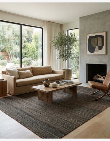 6' 8 x 9' 11 Hand Woven Kilim Modern Wool Rug