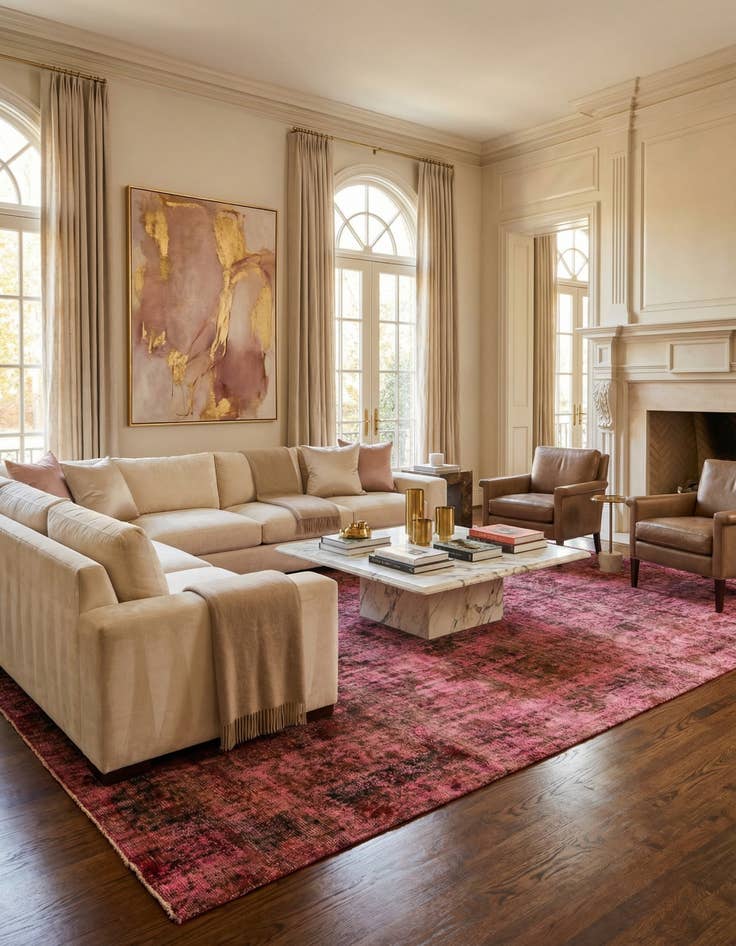 Detail image of  9' x 13' 2  Hand Knotted Ultra Vintage Persian Wool Rug