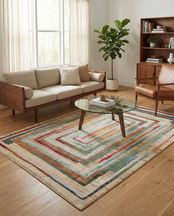 6' x 9' Easy-Clean Casablanca Indoor / Outdoor Rug