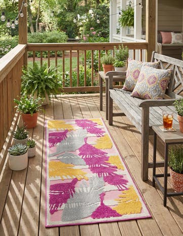 2' x 6' Easy-Clean Aruba Indoor / Outdoor Runner Rug