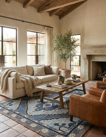 8' 7 x 10' 3 Hand Knotted Moroccan Wool Rug