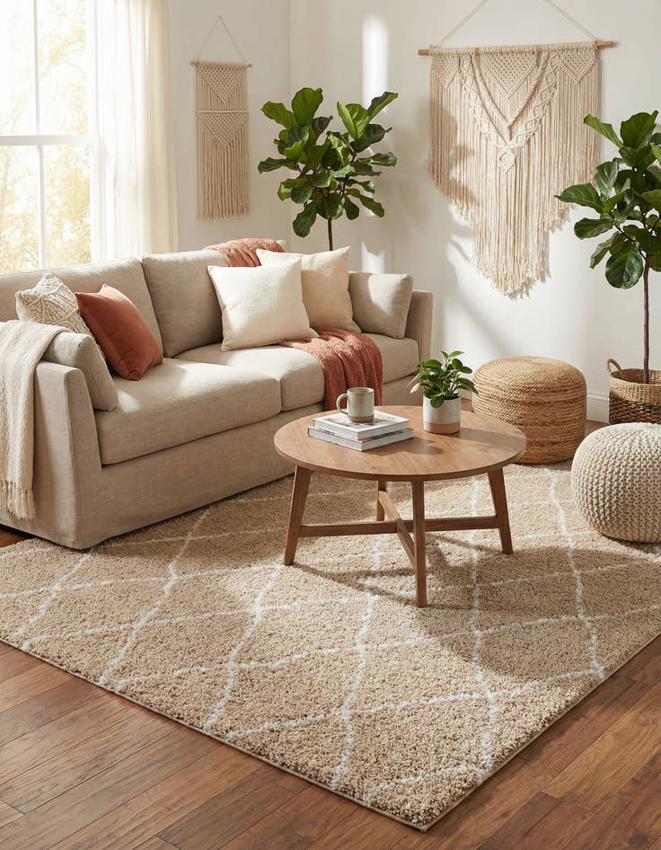 Detail image of 6' x 9' Marrakesh Shag Rug